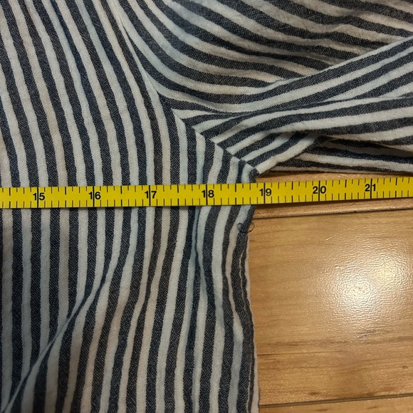 Striped Button-Up Blouse - Picture 8 of 11